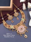 MH 70 Matte Mina Colour Hasadi Set Type Necklace Wholesale Export In India 
